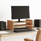 vidaXL Stojalo za monitor artisian hrast 50x27x20 cm inženirski les | Shoptok.si