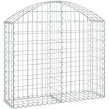  Gabionska košara s lukom 100 x 30 x 80/100 cm pocinčano željezo | Eponuda.com