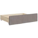  Dnevni krevet na razvlačenje smeđesivi 80 x 200 cm od tkanine | shoptok.hr