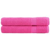 vidaXL Premium brisače 2 kosa roza 100x200 cm 600 gsm 100 % bombaž Cene