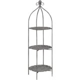 Ixia Siv kovinski regal 45x144x45 cm Mireille – | Shoptok.si
