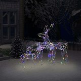  Božični svetlobni okras 3-delni jeleni 229 LED lučk, (20618251) | Shoptok.si