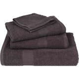 vidaXL Komplet brisač 6-delni FROGN Antracitna 100% bombaž | Shoptok.si