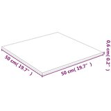 Prozirna stolna ploča 50 x 50 cm od kaljenog stakla | shoptok.hr