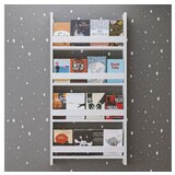 Hanah home polica za knjige artemis 4 white