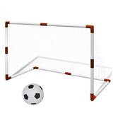 Magic Toys Set nogometnih vrat z mrežo, žogo in tlačilko 97 x 64 x 34 cm Cene