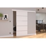 ADRK Klizna zidna vrata BIELLA od laminirane ploe 76 cm - BIJELA | shoptok.hr