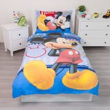 Jerry Fabrics Pamučna dječja posteljina za krevet za jednu osobu 140x200 cm Mickey "Hello" – | shoptok.hr