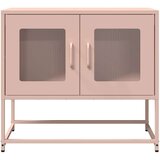 vidaXL TV omarica roza 68x39x60,5 cm Hladno valjano jeklo | Shoptok.si