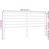  Metalno zamjensko uzglavlje bijelo 180 cm | Eponuda.ba