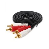  Kabl 2 RCA na 2 RCA bakarni JWD-VIDEO3 1.5m | Eponuda.com