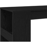  Barski stol s policama Crni hrast 90x40x103 5 cm Konstruirano drvo - Crni hrast | shoptok.hr