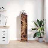  Visoka ploča dimljeni hrast 29,5x34x119,5 cm izrađeno drvo | shoptok.hr