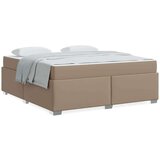  Konstrukcija postelje z vzmetnico Kapučino 180 x 200 cm blago, (5000126421) | Shoptok.si