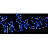  Ukrasni božićni sob i sanjke vanjski s 576 LED žarulja | shoptok.hr