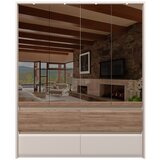 Jela 4-DELNA GARDEROBNA OMARA INVICTUS Z OGLEDALOM P44-4OG/IC (LED OSVETLITEV) | Shoptok.si