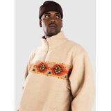 Rhythm Dusty Quarter Half-Zip Pulover iz flisa natural Cene