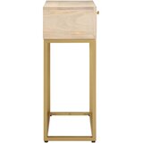  Konzolni stol 90 x 30 x 76 cm od masivnog drva manga i željeza | Eponuda.ba