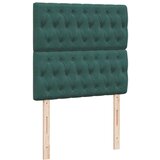  Okvir kreveta s madracima tamnozeleni 200x200cm baršunasti | shoptok.hr