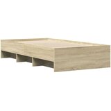  Okvir za krevet boja hrasta 100x200 cm od konstruiranog drva | shoptok.hr