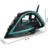 Tefal Puregliss FV8066 Dry & Steam iron Durilium AirGlide Autoclean soleplate 3000 W Black, Blue | shoptok.hr