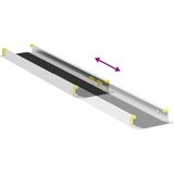  Rampu za invalidska kolica 270 kg 2 pcs Crna 152 x 19 x 5,5 cm | shoptok.hr