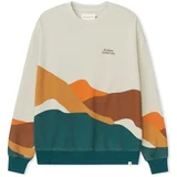 Rvlt Revolution Printed Crewneck Sweatshirt 2783 - Offwhite Bež