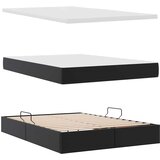  Krevet s madracem i skladištem Crna 140 x 200 cm Lažna koža | shoptok.hr