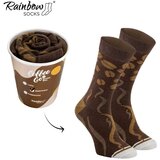ZOOKSY/RAINBOW SOCKS Rainbow Socks American coffee 1 Pair | Shoptok.si