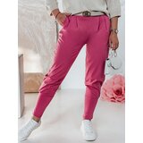 DStreet Damskie spodnie chinosy onesize z paskiem KLASSIA fuksja | shoptok.hr