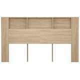  Uzglavlje s ormarićem boja hrasta sonome 180 x 18,5 x 104,5 cm | Eponuda.ba