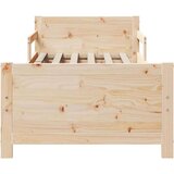  Raztezno posteljno okvir za otroke Rjava 80 x 130 / 165 / 200 cm | Shoptok.si