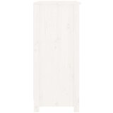  Komoda bijela 70 x 35 x 80 cm od masivne borovine | shoptok.hr