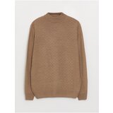 LC Waikiki Half Turtleneck Long Sleeve Men's Knitwear Sweater