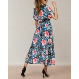 Resti Women's pleated floral midi dress | shoptok.hr