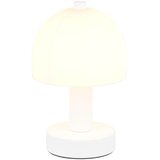  Bela namizna svetilka s steklenim senčilom (višina 19 cm) Glenn – | Shoptok.si