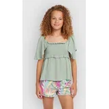 Woven Kids T-shirt marble arch