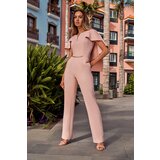 Made Of Emotion Woman's Jumpsuit M670 Powder Cene