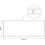  Zaslon za privatnost na balkonu 150 x 400 cm Polyester Bež | Shoptok.si