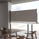  Uvlačiva bočna tenda za terasu 100 x 300 cm siva | shoptok.hr