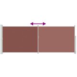 Uvlačiva bočna tenda za terasu 180 x 500 cm smeđa | shoptok.hr