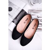 EVENTO Women's Black Suede Ballet Flats Lasota | shoptok.hr