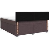  Boxspring krevet s madracem Tamno smeđa 160 x 200 cm Tkanina | shoptok.hr