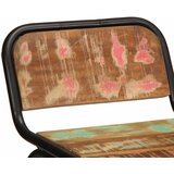  Barski stolci 2 kom 46x35,5x80 cm masivnog obnovljenog drva | shoptok.hr