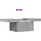 vidaXL Klubska mizica siva sonoma 80x55x40 cm inženirski les | Shoptok.si