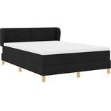  Krevet s opruga kutije s uzglavljem Crna 140 x 190 cm tkanina | shoptok.hr