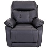 James Wood tv fotelj mario, relax funkcija, črna | Shoptok.si