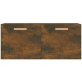  Stenska omarica dimljeni hrast 80x35x36,5 cm konstruiran les, (20740585) | Shoptok.si
