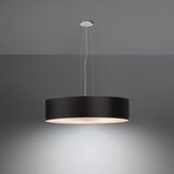 Nice Lamps Crna viseća svjetiljka s tekstilnim sjenilom ø 50 cm Herra – | shoptok.hr