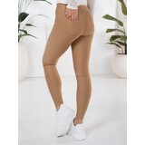 DStreet Spodnie damskie legginsy push up kamelowe | Shoptok.si
